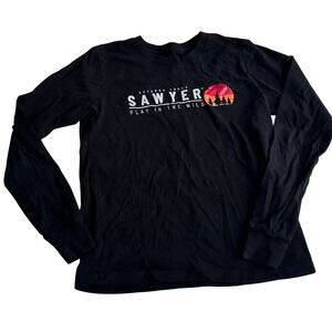 Sawyer Black Long Sleeve T-Shirt - Boys Size Large
